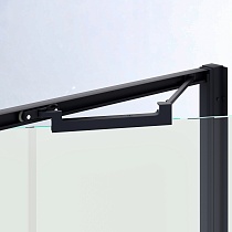 Душевой уголок RGW Stilvol SV-145B (SV-05B + Z-050-2B) 100x70 прозрачное, черный 703214507-14