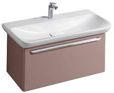 Тумба с раковиной Geberit MyDay 88 см какао с молоком