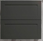 Тумба под керамическую раковину Art&Max Platino 60 см серый матовый, AM-Platino-600-2C-SO-GM-Cer