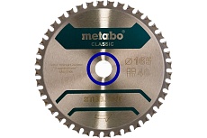 Пильный диск по металлу 165x20 мм, Z40, WZ 4 Metabo SteelCutClassic 628273000