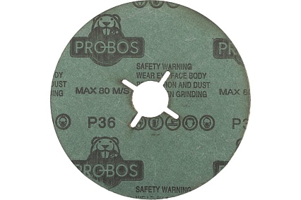 Круг фибровый Forming CF982 CERAMIC 125х22 мм, P36, 3 шт/уп PROBOS 98255073-3