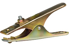 Клемма заземления KY1056 500 aмпер, губки-латунь, коса (пластина) Энаргит KY1056-500A