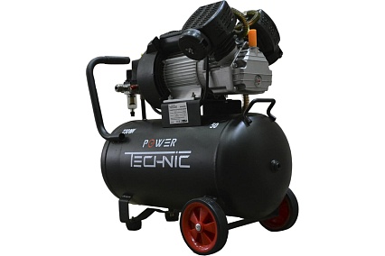 Компрессор Power Technic коаксиальный, 220В, 2300Вт, 440 л/мин, ресивер 50 л ACD440/050