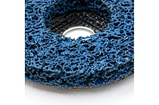 Круг зачистной полимерный (коралловый) голубой, coarse grain (грубый), 125x22.2x15 мм РемоКолор 37-1-410