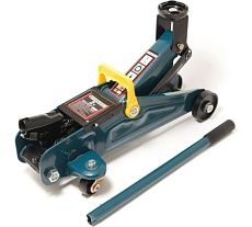 Подкатной гидравлический домкрат Forsage с усиленным корпусом Profi 2т, в кейсе F-TA820014