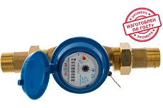 Счетчик воды ЭКО-М ЭКОМЕРА - 32 ОДНОСТРУЙНЫЙ холодный Э-32ОХ-160-СК