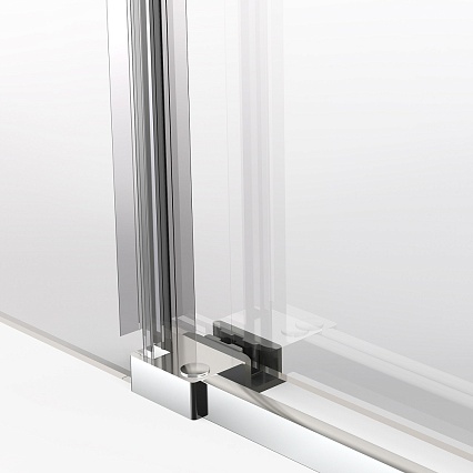 Душевая дверь Vincea Stella VDS-1ST140CLGM 140x200 вороненая сталь, прозрачная