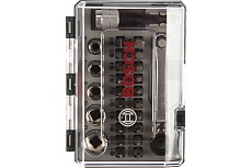 Мини-набор насадок-бит с ключом-трещоткой и ручной отверткой Bosch 2607017331