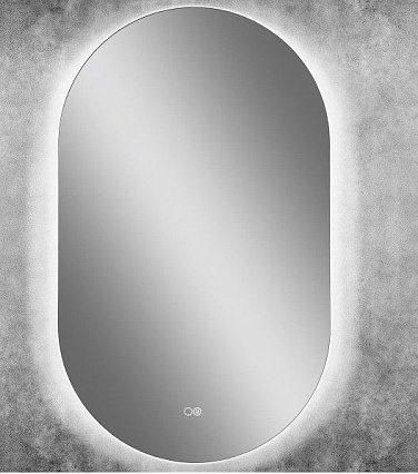 Зеркало Art&Max Torino AM-Tor-600-1000-DS-F-H 60x100 с подсветкой, анти-пар