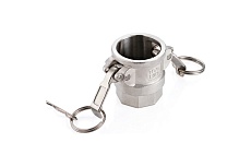 Камлок тип D TITAN LOCK серия EcoLine розетка, внутренняя резьба BSP 3, AISI304, TL300DSS-EL
