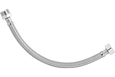 Подводка для холодной и горячей воды Imperial 681.00 в том числе питьевой, в стальной оплетке, гибкая 1,0 м 1/2F-1/2M DN8