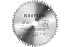Диск пильный по алюминию Multi material 254x30 мм, 80Т Kraftool 36953-254-30