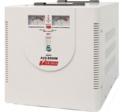 Стабилизатор напряжения Powerman 1ф 8 кВА AVS 8000 M 1192180