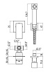 Смеситель Gattoni PD 2511/25C0.SS с гигиеническим душем, хром