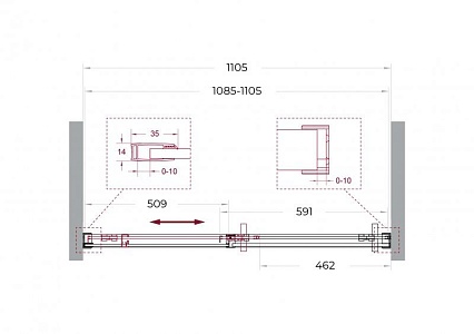 Душевая дверь BelBagno SOFT_CLOSE-1-BF-1-110-C-Cr 110x200 прозрачная, хром Душевая дверь BelBagno SOFT_CLOSE-1-BF-1-110-C-Cr 110x200 прозрачная, хром