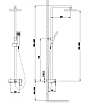 Душевая стойка Timo Selene SX-1041/00 хром