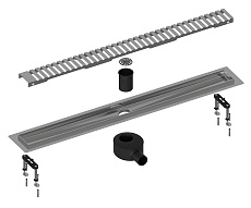 Трап для душа Timo Drain System 900 DS230109/00 90 см, вставка Lines, хром