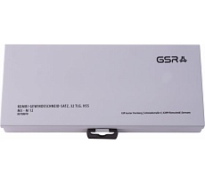 Набор ручных метчиков и плашек GSR 25х9 M3-M12 HSSG 32 предмета 00708070