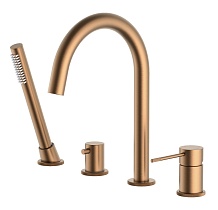 Смеситель на борт ванны Timo Saona 2320/19Y розовое золото