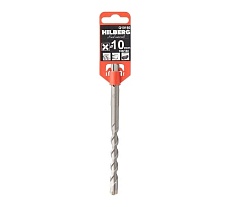 Бур для перфоратора по бетону Quadro 10x160 мм, SDS-plus Hilberg Q10160