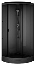 Душевая кабина Am.Pm Gem W90C-401-090BT 90x90 см прозрачная, черный