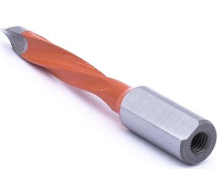 Сверло присадочное сквозное усиленное KJ2-V80203L (7х70 мм; хв-к 10 мм; левое вращение) МНОГОФРЕЗ 6627