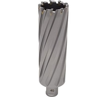 Сверло кольцевое 40х100 мм, TCT, Weldon 19 Euroboor HMX.400