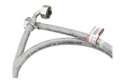 Подводка для стиральных машин угловая PROFACTOR LUXE в/в 3/4" - 150см PF WFH 591.150