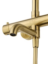 Душевая стойка Wonzon&Woghand Stick WW-88739903-BG термостат, брашированное золото