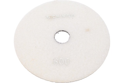 Круг алмазный гибкий шлифовальный АГШК WHITE NEW (125x2.5 мм; Р800) TECH-NICK 128.120.6754