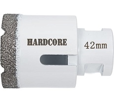 Коронка алмазная Hardcore по керамограниту для УШМ 42 мм, М14 155042