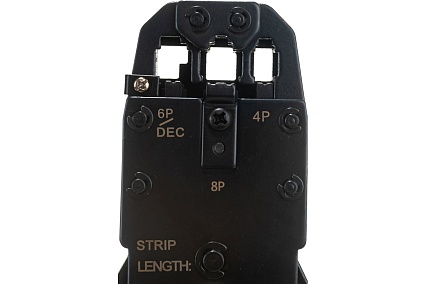 Обжимные клещи Telecom HT-200R/2008R RJ-45, RJ-11, RJ-12 (UTP), 4P/6P/8P, LD110 HT-200R/2008R