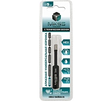 Коронка алмазная универсальная MKSS Toolbox KS2804 HARD W 5мм HEX MKSS KS28040005