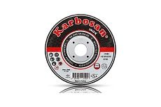 Диск отрезной по нержавеющей стали 125х2.5х22 мм INOX Karbosan 10200