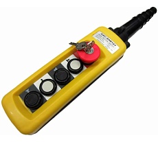 Пульт 4 кнопки, 2 ступенчатые кнопки + авар.стоп + ключ EURO-LIFT 00012433