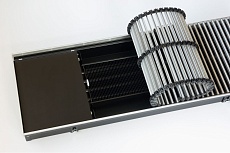 Внутрипольный водяной конвектор с решеткой KVZ KVZ-300-80-1000-UA/RRA-300-1000-A