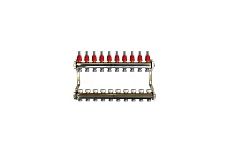 Коллекторный блок для теплого пола 1x3/4EU отв.-10 Gekon GK 74110