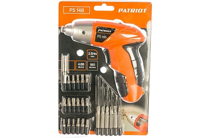 Аккумуляторная отвертка Patriot PS 148 The One 180201305