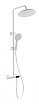 Душевая стойка Wonzon&Woghand Muse Corno WW-B2091-A-MW термостат, белый матовый