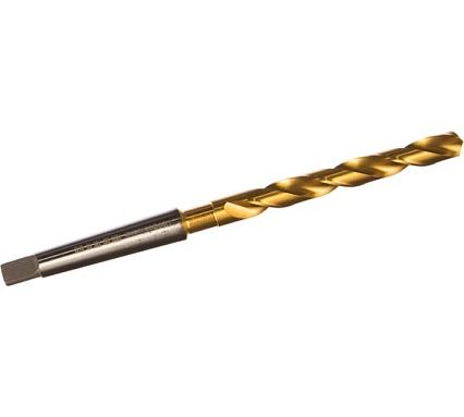 Сверло по металлу Профоснастка 10 мм КМ1 HSS M2 TIN/118 DIN 345, 1 шт., №2051 30205051