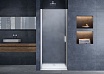 Душевая дверь Vincea Alpha VDP-3AL100MT 100x195 хром, текстурная