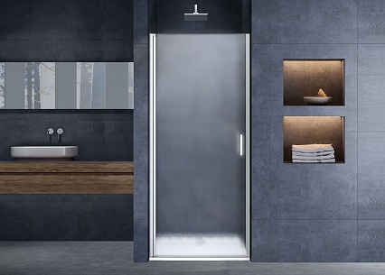 Душевая дверь Vincea Alpha VDP-3AL100MT 100x195 хром, текстурная
