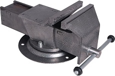 Слесарные поворотные тиски Калибр ТПСН-150ИС (150мм, стальные) 00000079692