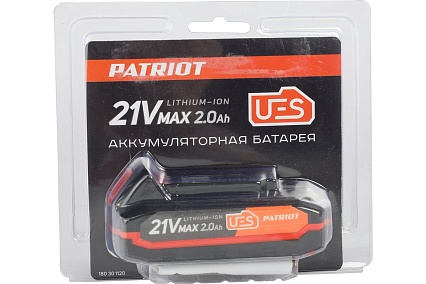 Аккумулятор BR 21VMax Pro UES (21 В; 2 А*ч; Li-ion) Patriot 180301120