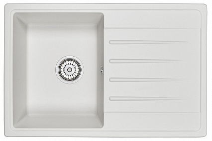 Кухонная мойка Granula Standart ST-7602 76 см белый