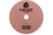 Алмазный гибкий шлифовальный круг MKSS Toolbox MK2604 АГШК Ø100 Р3000 для мокрой полировки MKSS MK26043000