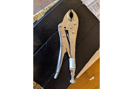 Зажимные клещи 180 мм Top Tools 32D450