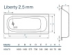 Стальная ванна Koller Pool Liberty B60C2200E 160x70