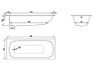 Стальная ванна Bette Form 190x80 2951-000 встраиваемая AD PLUS AR с шумоизоляцией, антискользящ.покрытие