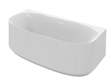 Акриловая ванна Cezares Lux CZR-LUX-WALL-170-80-58 170x80 см белый глянцевый